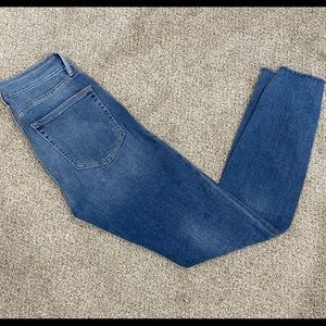 Good American Good Legs w/ stairstep hem